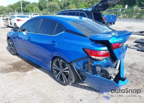 2021 Nissan Sentra Sr Xtronic Cvt из США, поврежденный, VIN 3N1AB8DV8MY226689